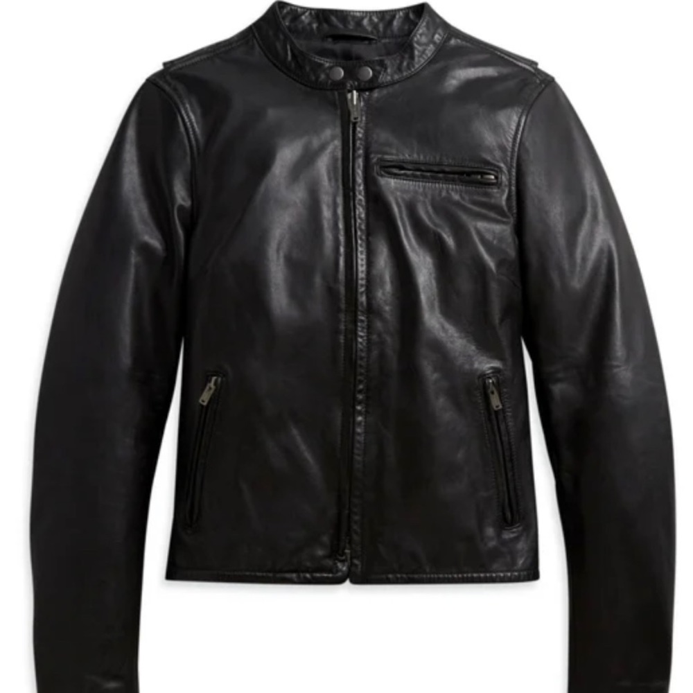 Harley Davidson Women's Leather Jacket - Black